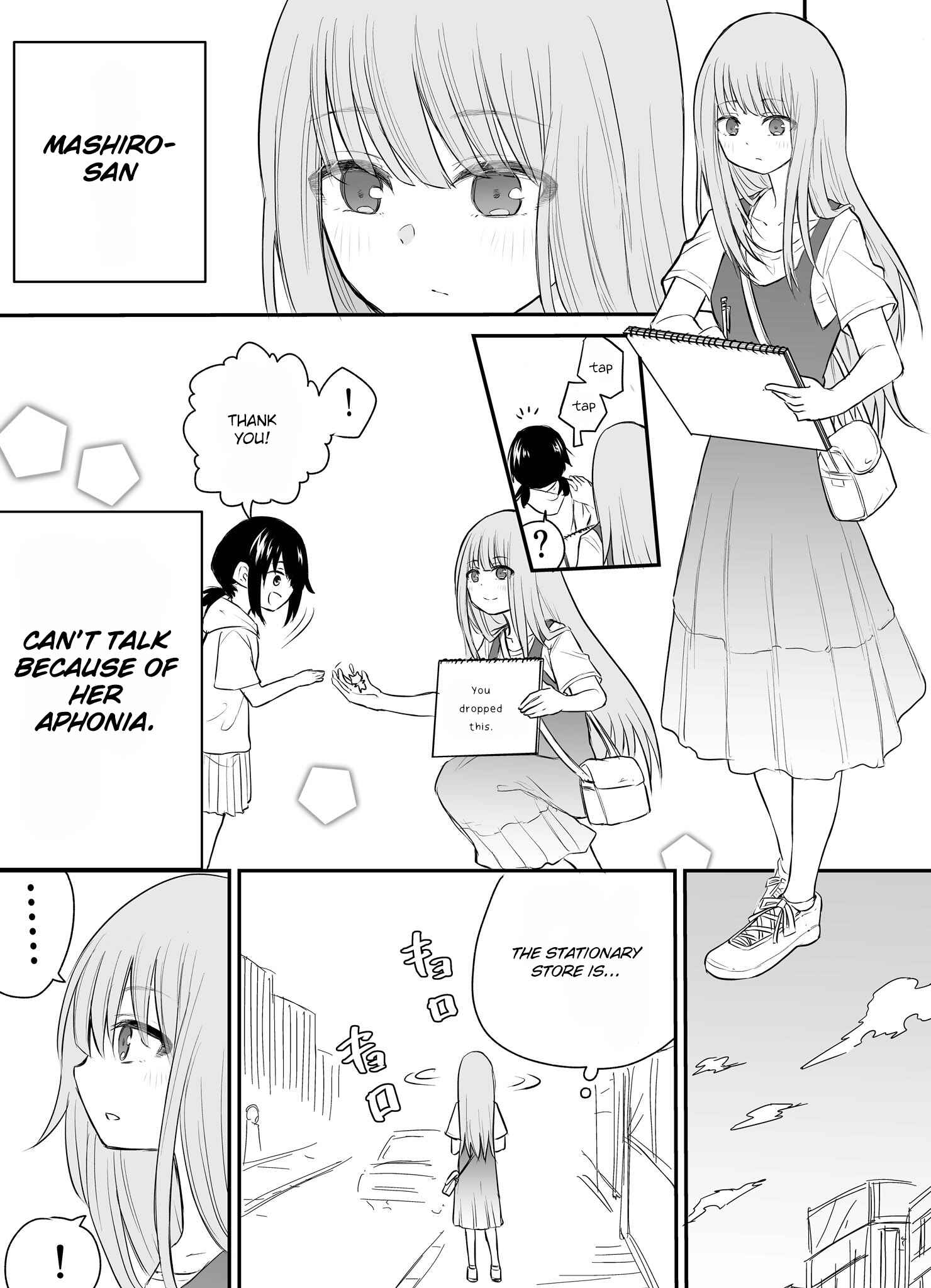 The Mute Girl and Her New Friend (Webcomic) Chapter 11 page 0