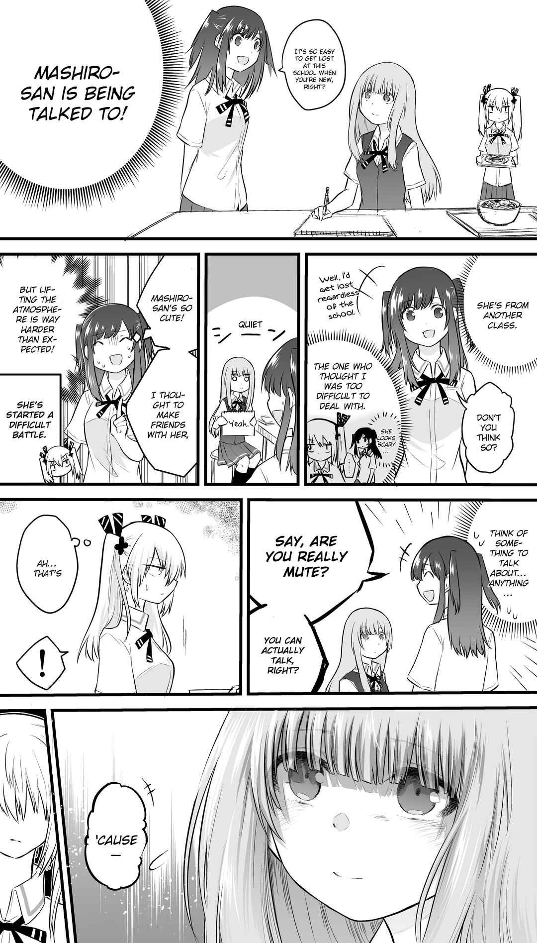 The Mute Girl and Her New Friend (Webcomic) Chapter 29 page 1