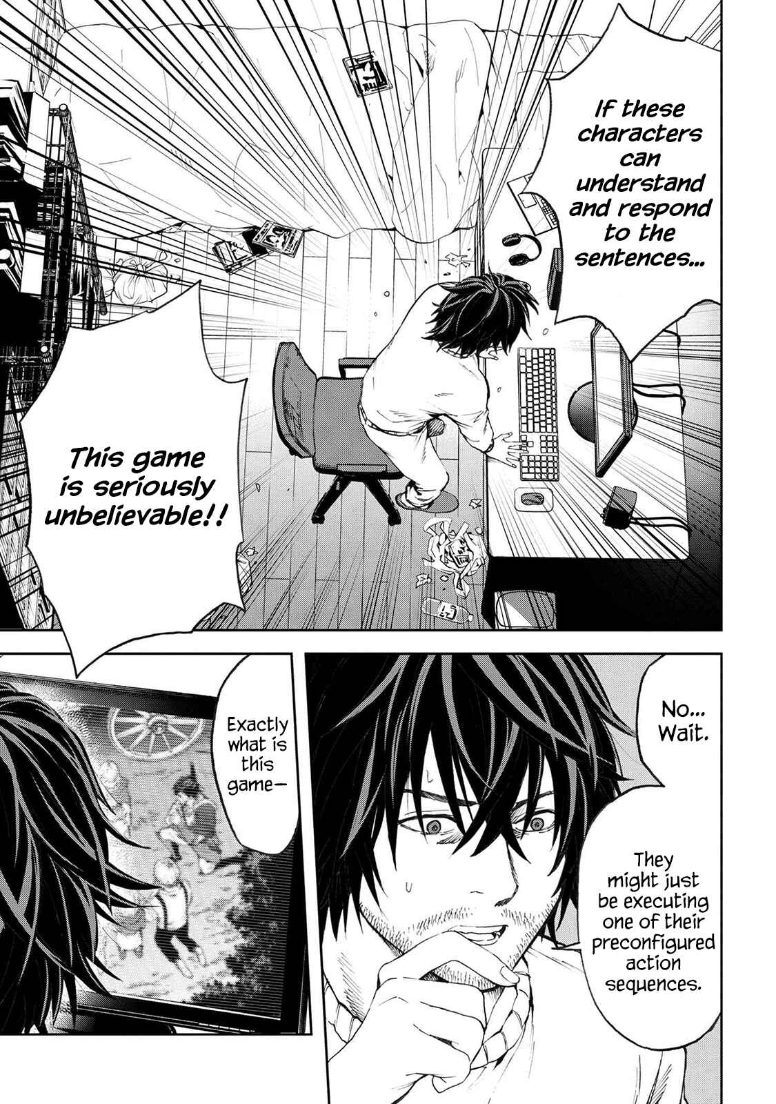 The NPCs in This Village Sim Game Must Be Real! Chapter 2.1 page 0
