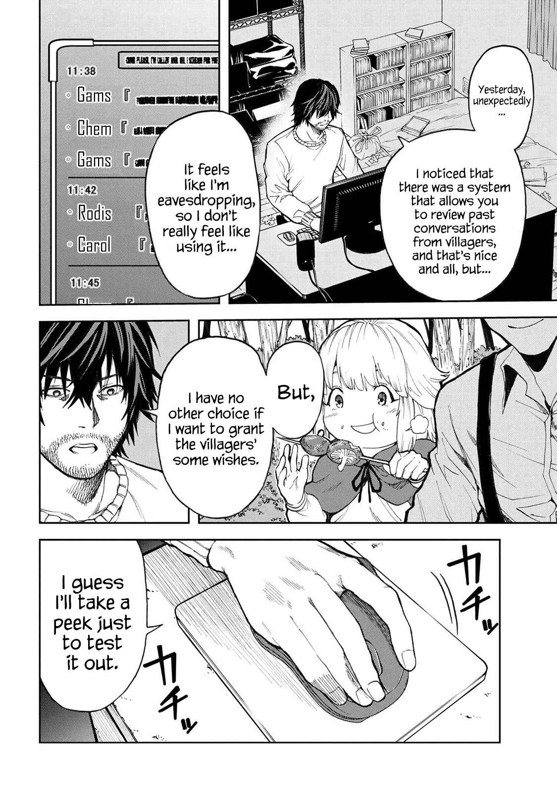 The NPCs in This Village Sim Game Must Be Real! Chapter 4.1 page 1