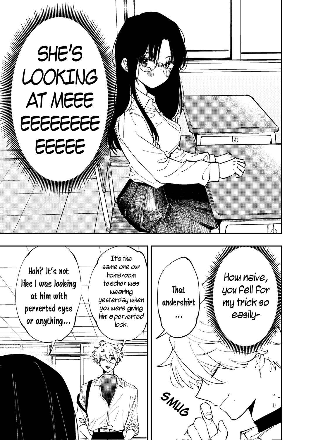 The Person Sitting Next to Me Looking at Me with Perverted Eyes (Pre-Serialization) Chapter 3 page 6