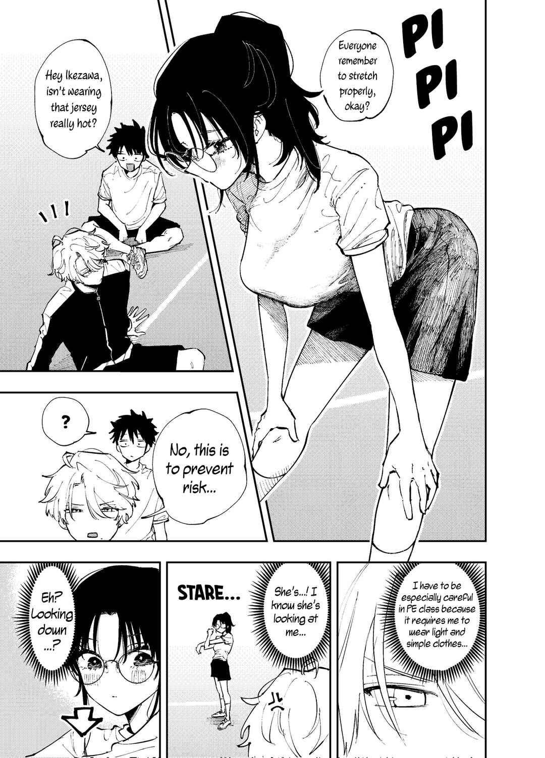 The Person Sitting Next to Me Looking at Me with Perverted Eyes (Pre-Serialization) Chapter 4 page 0