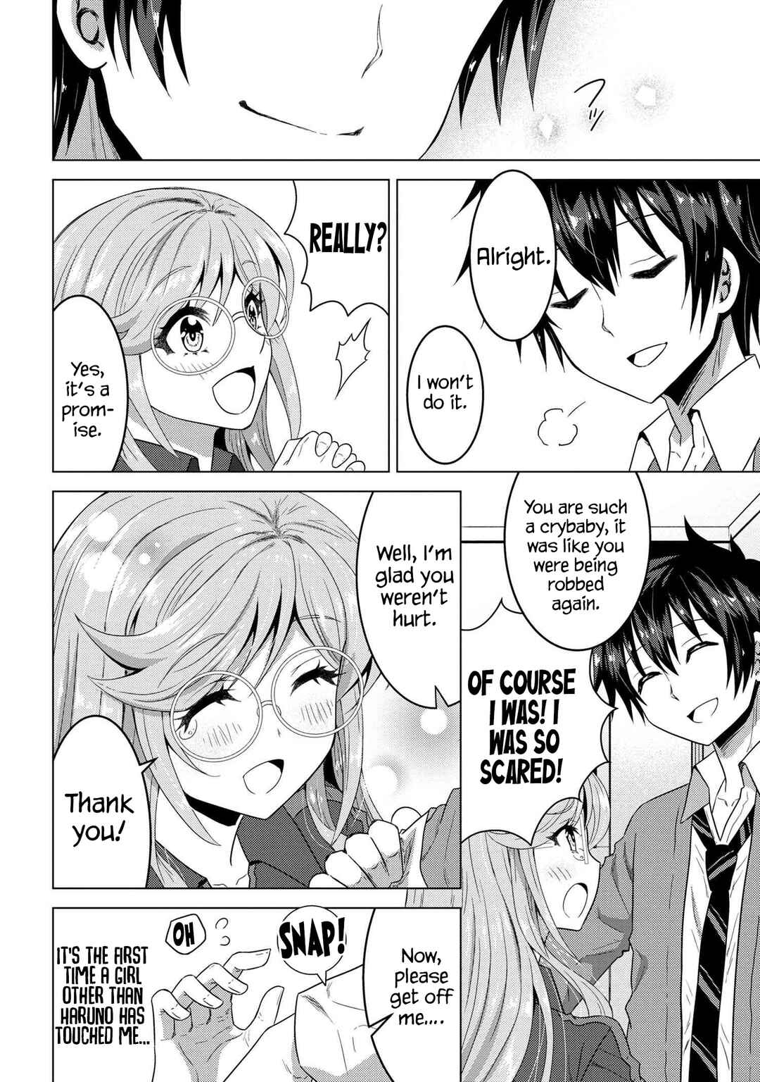The Sobbing Clerk I Helped From the Convenience Store’s Robbery Is in Fact a Naive and Cute Gal From My Class Chapter 1 page 20