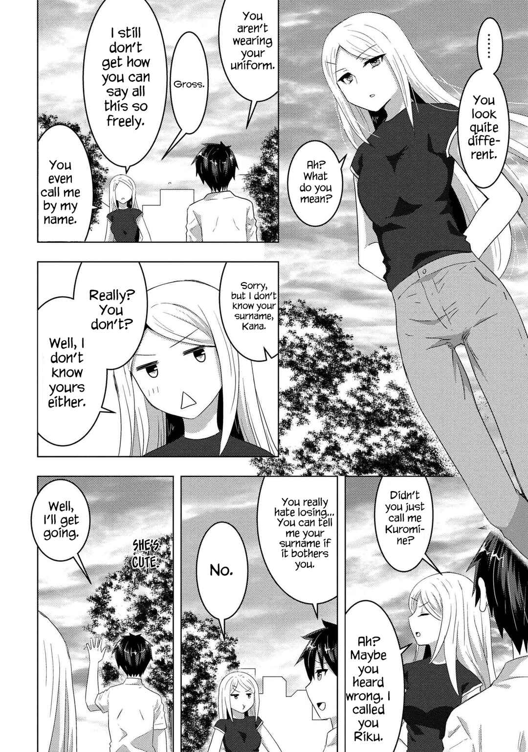 The Sobbing Clerk I Helped From the Convenience Store’s Robbery Is in Fact a Naive and Cute Gal From My Class Chapter 6.2 page 9