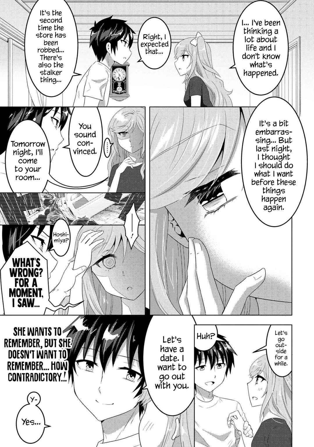 The Sobbing Clerk I Helped From the Convenience Store’s Robbery Is in Fact a Naive and Cute Gal From My Class Chapter 9.1 page 15