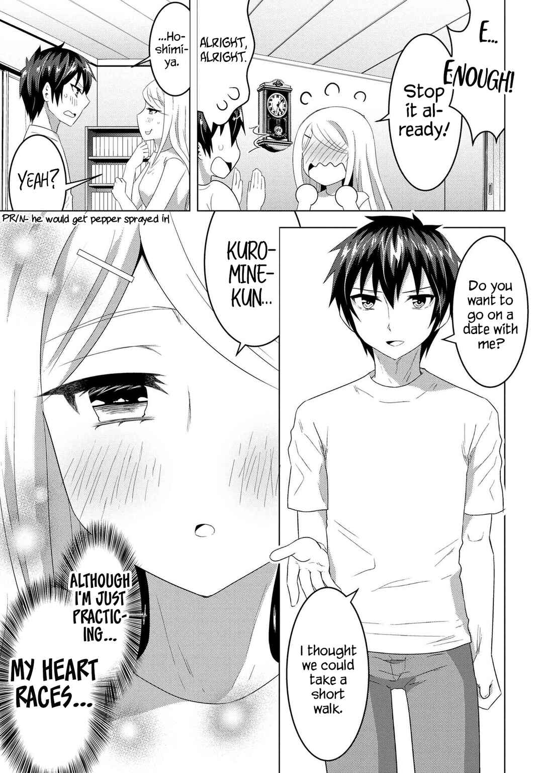 The Sobbing Clerk I Helped From the Convenience Store’s Robbery Is in Fact a Naive and Cute Gal From My Class Chapter 9.1 page 7