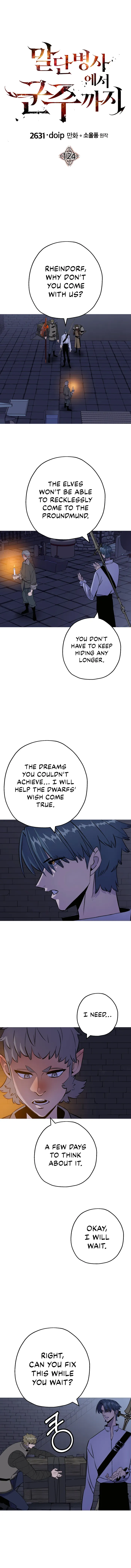The Story of a Low-Rank Soldier Becoming a Monarch Chapter 124 page 0