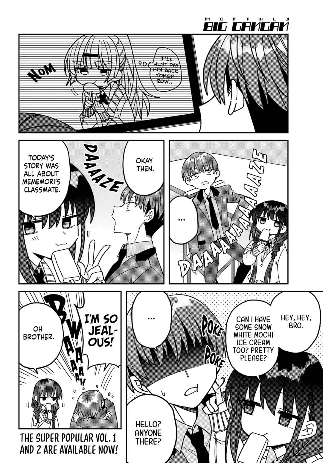 The Unrivaled Mememori-kun Chapter 13.5 page 9