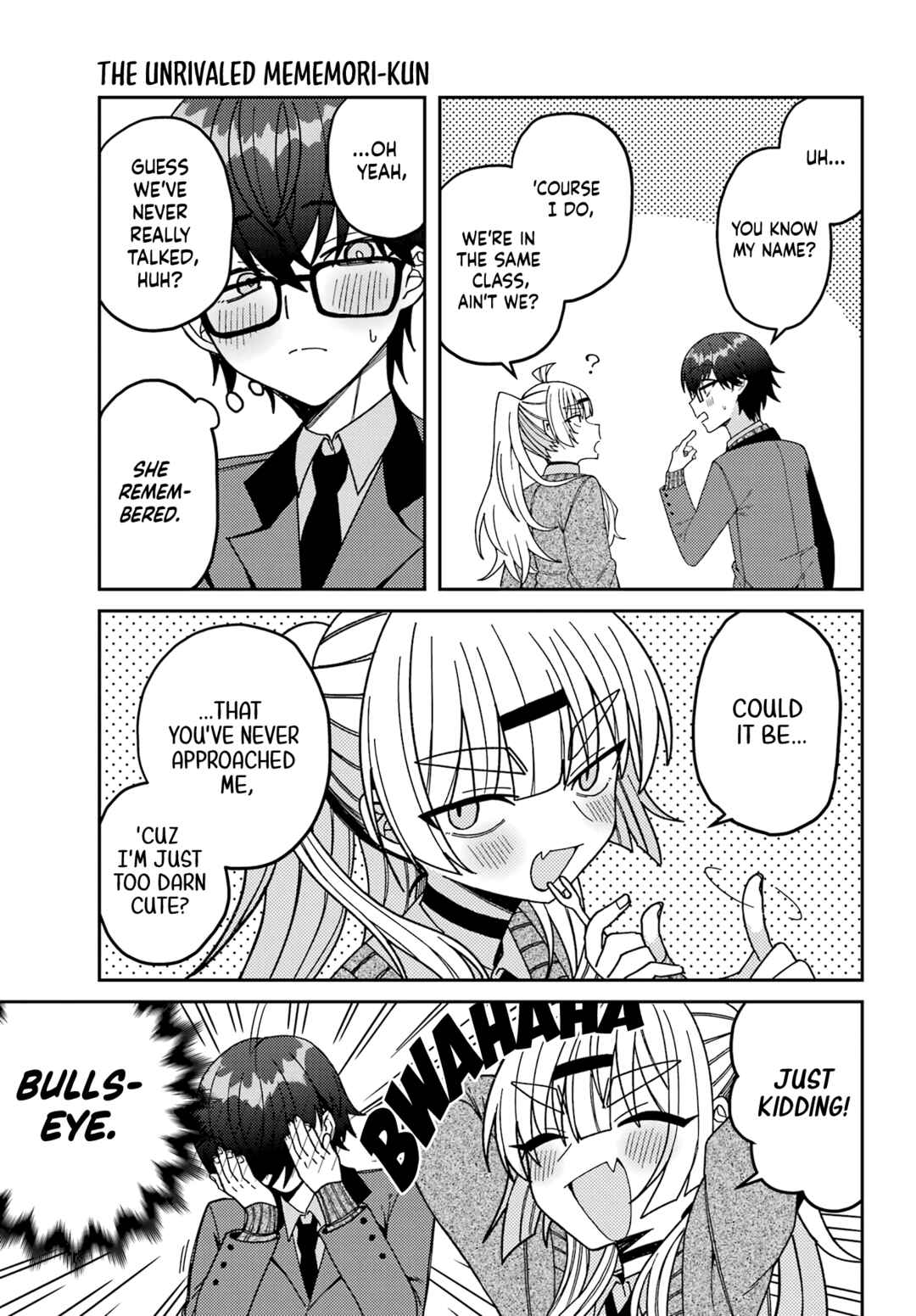 The Unrivaled Mememori-kun Chapter 13.5 page 6