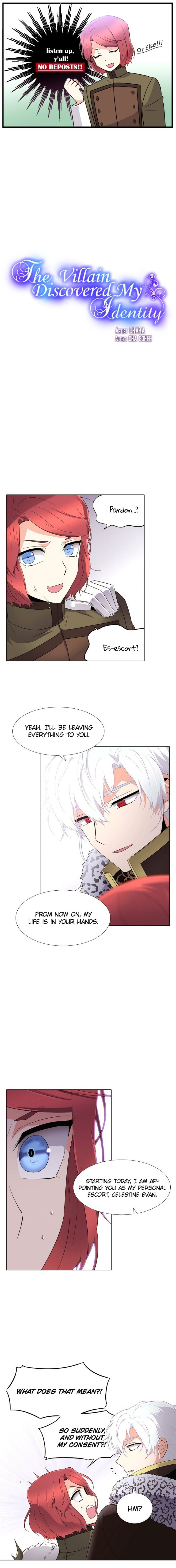 The Villain Discovered My Identity Chapter 14 page 0