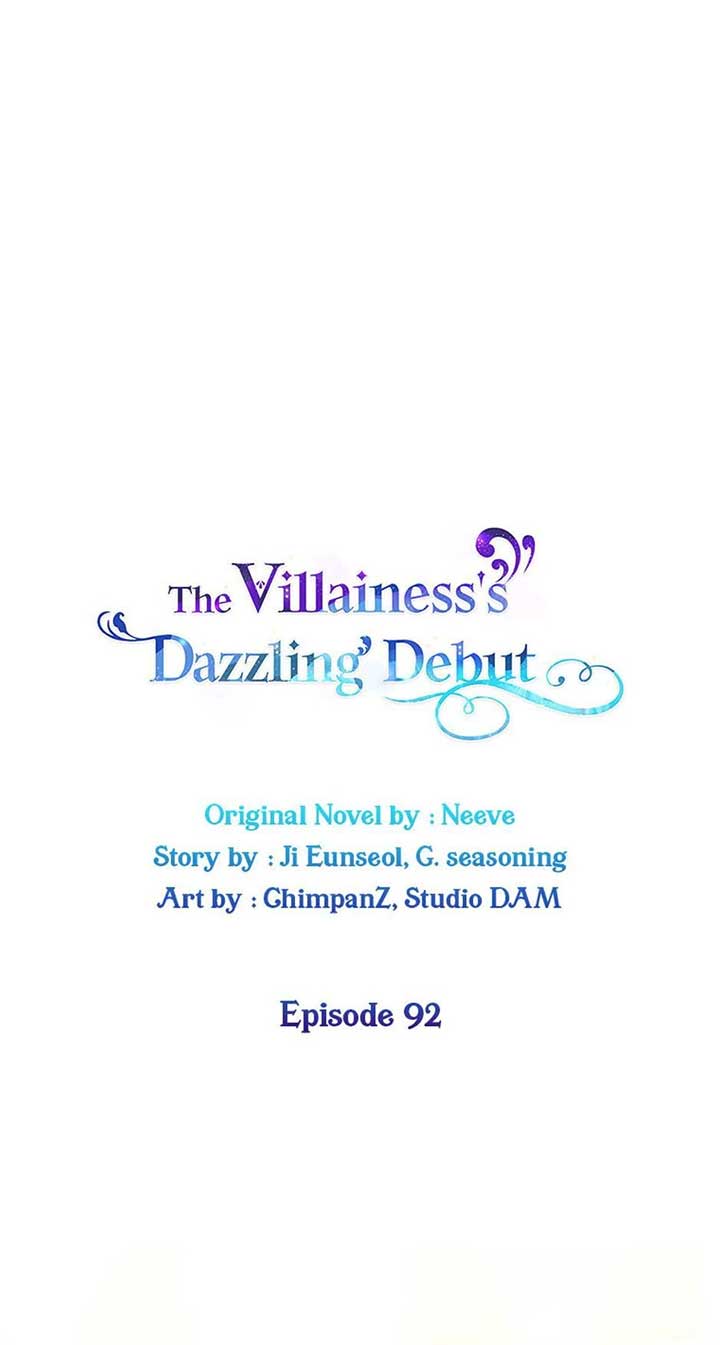 The Villainess Debuts Gorgeously Chapter 92 page 0