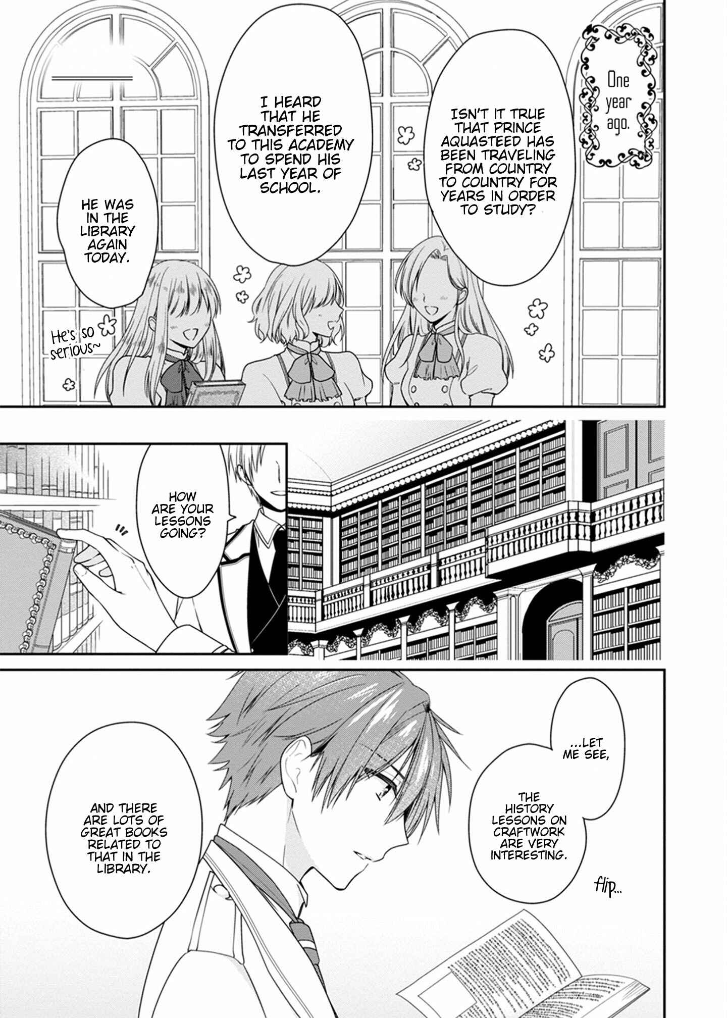 The Villainess Is Adored by the Crown Prince of the Neighboring Kingdom Chapter 7 page 1