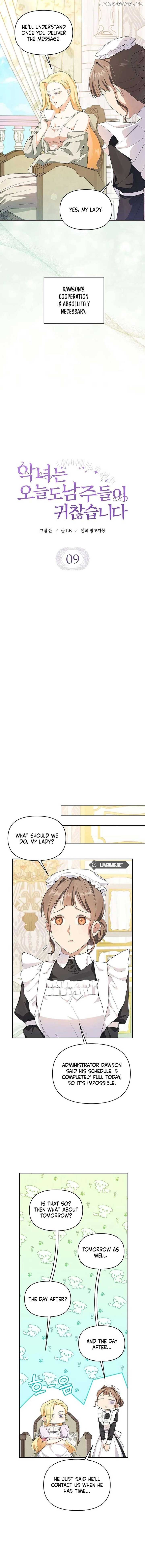 The Villainess is Bothered by the Male Leads Again Today Chapter 9 page 9
