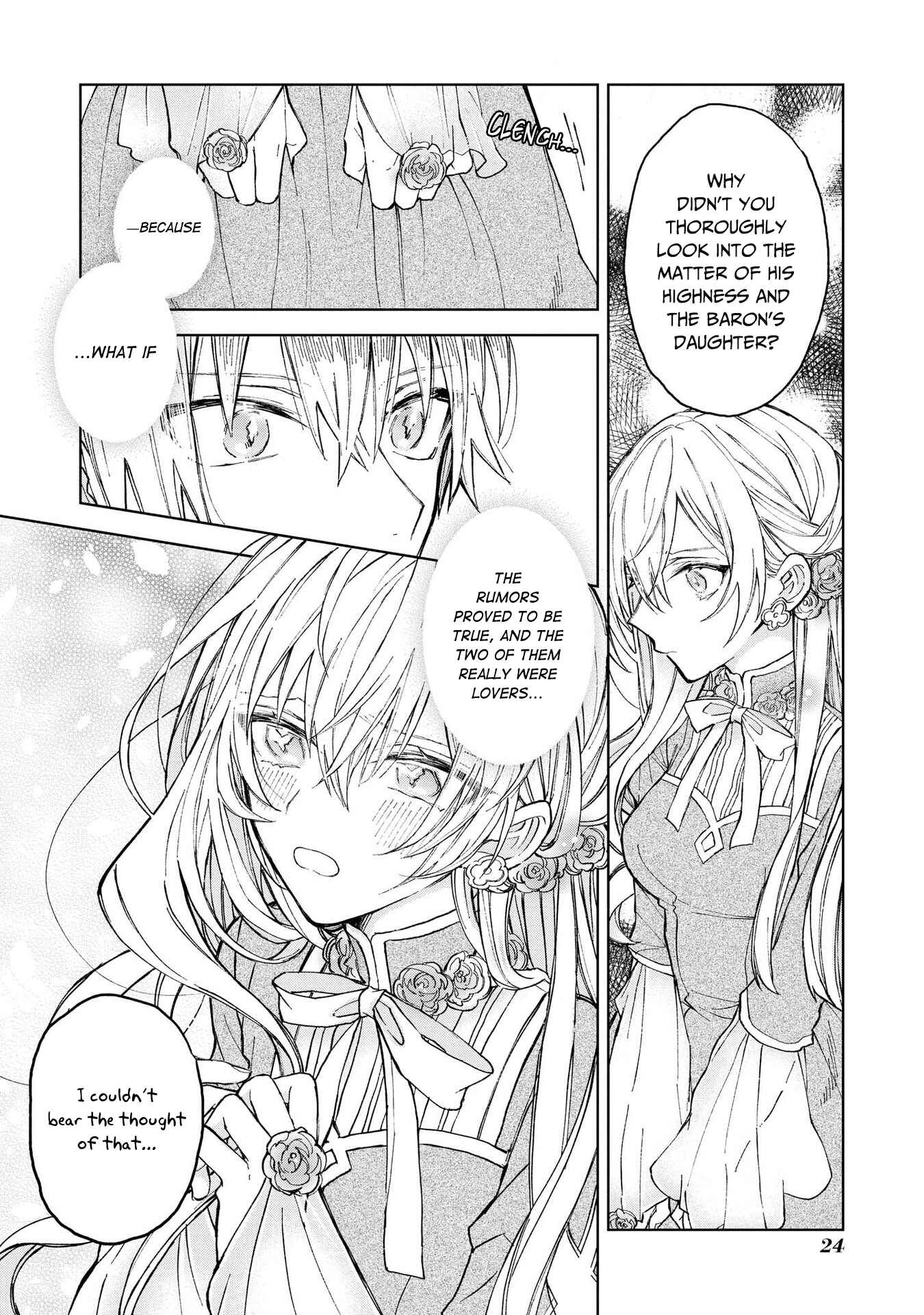 Though I May Be a Villainess, I'll Show You I Can Obtain Happiness! Chapter 1 page 24