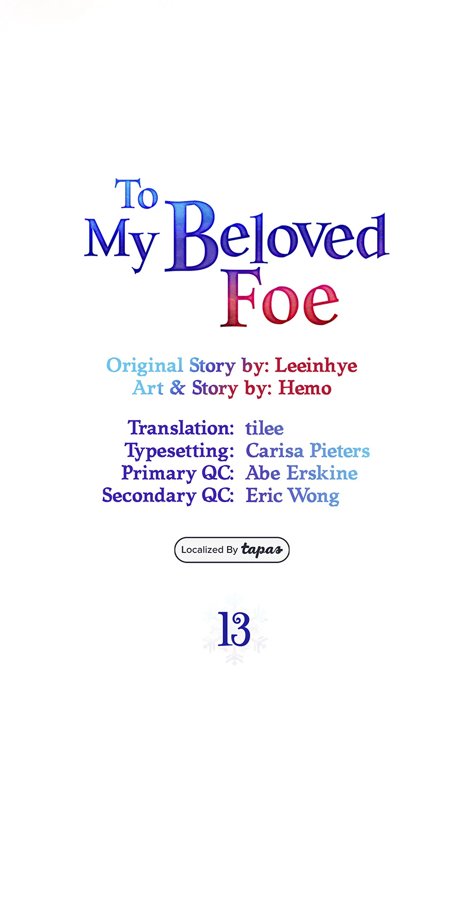 To My Beloved Foe Chapter 13 page 14
