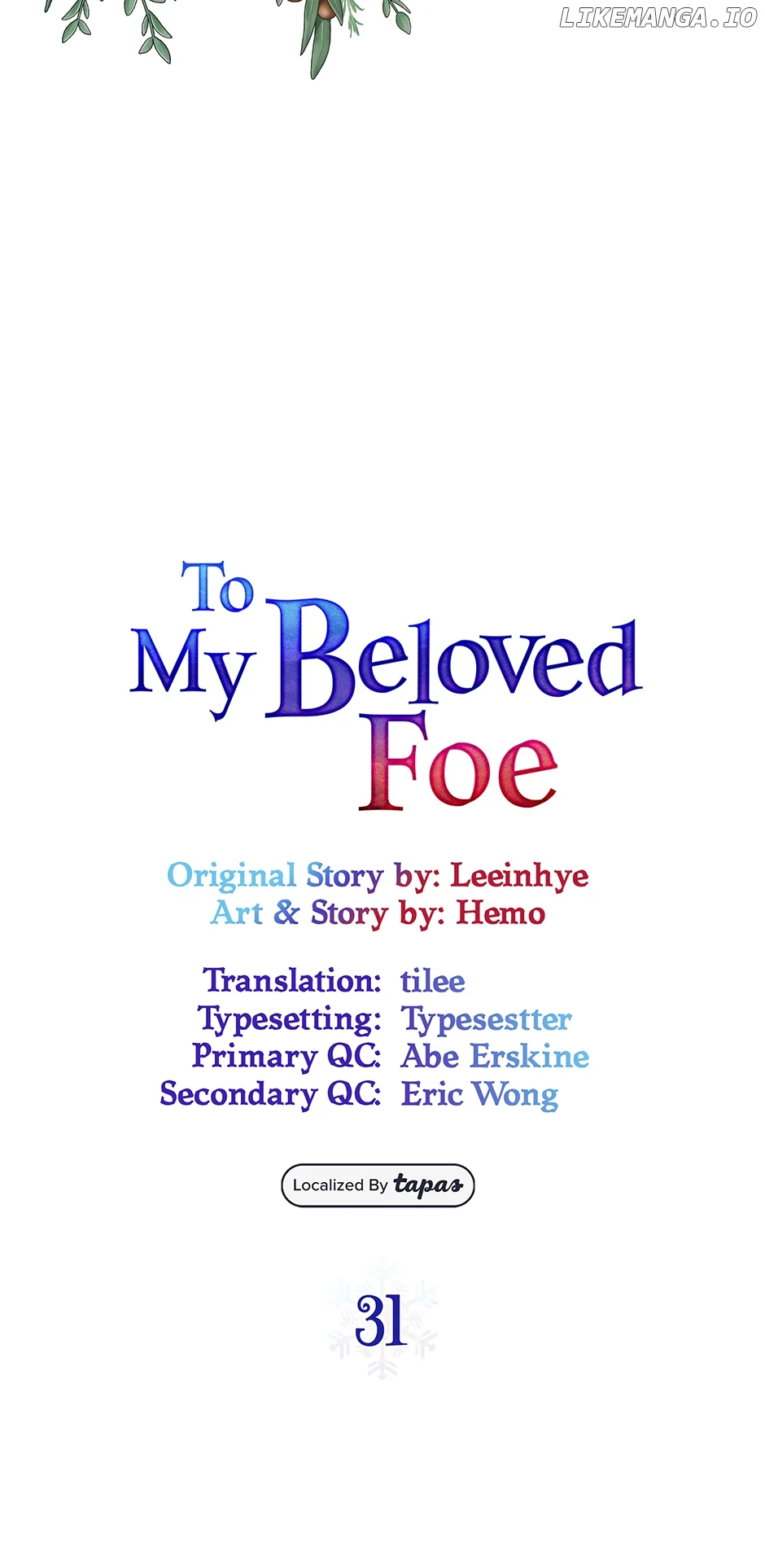 To My Beloved Foe Chapter 31 page 12