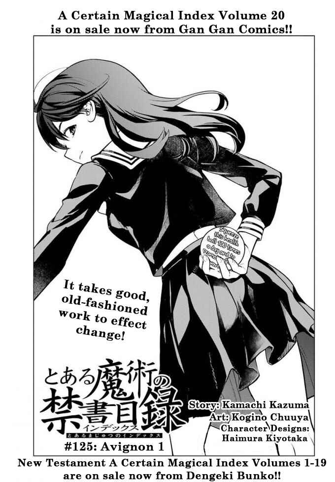 Toaru Majutsu no Index Chapter 125 page 0
