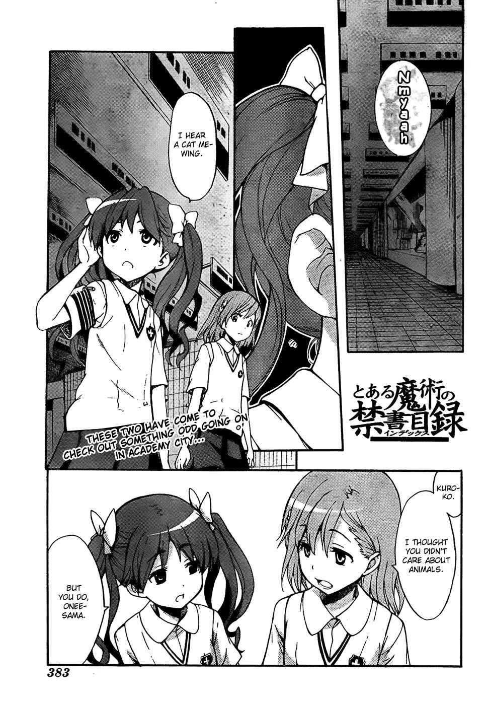 Toaru Majutsu no Index Chapter 38 page 0