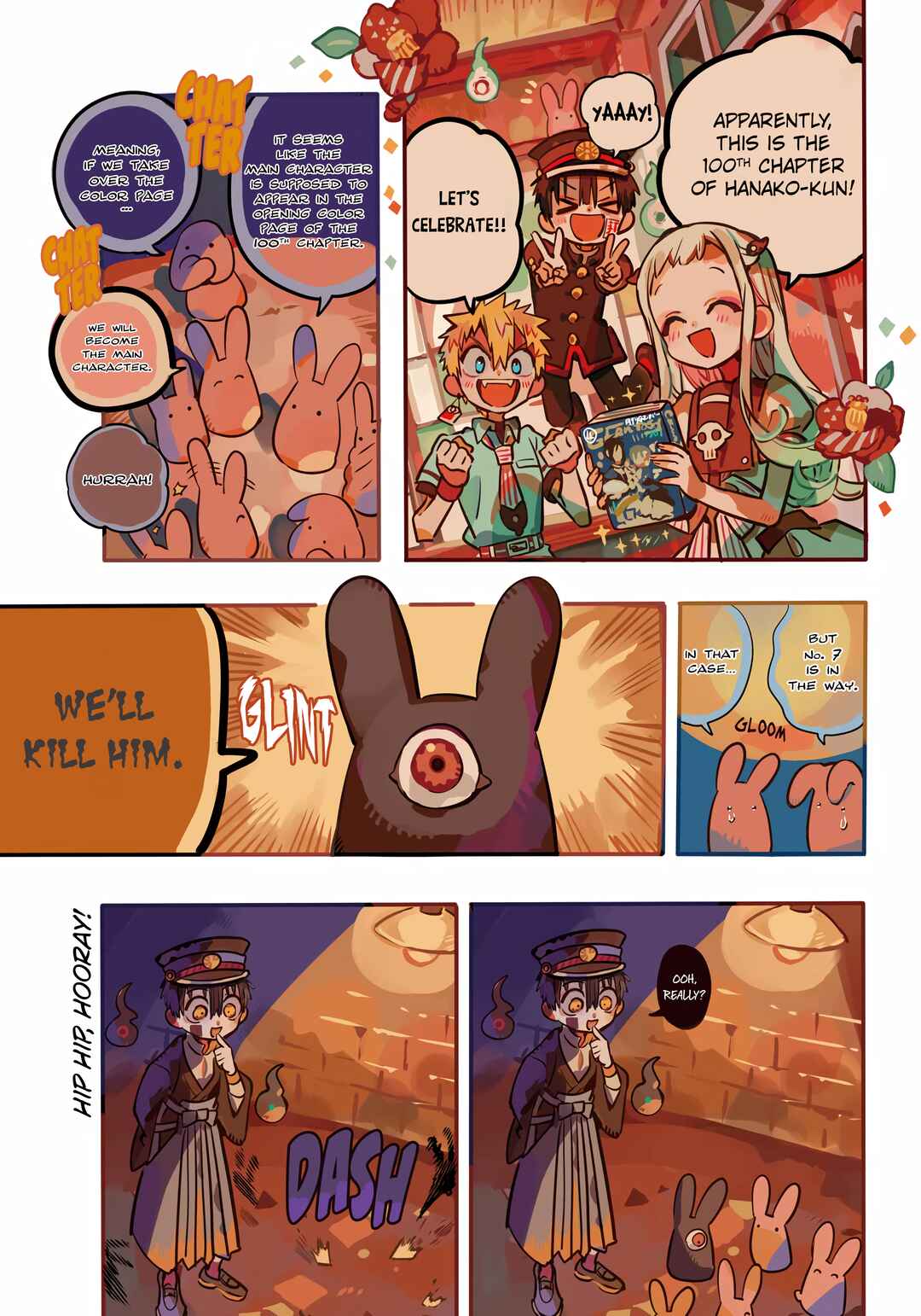 Toilet-bound Hanako-kun Chapter 100 page 1