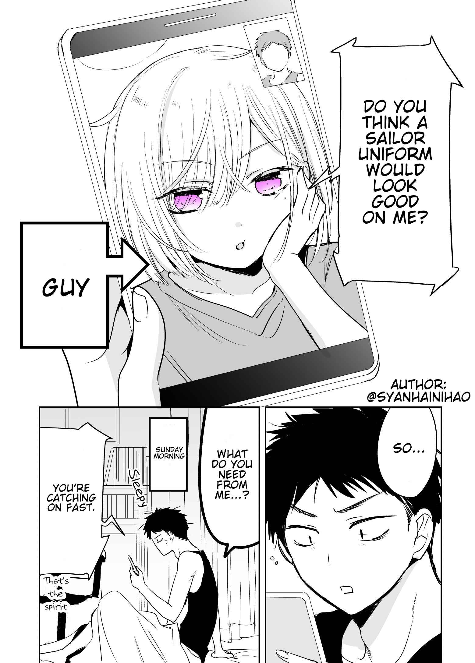 Tomodachi ga Skirt haite mitai tte Itte kita Ken Chapter 4 page 0