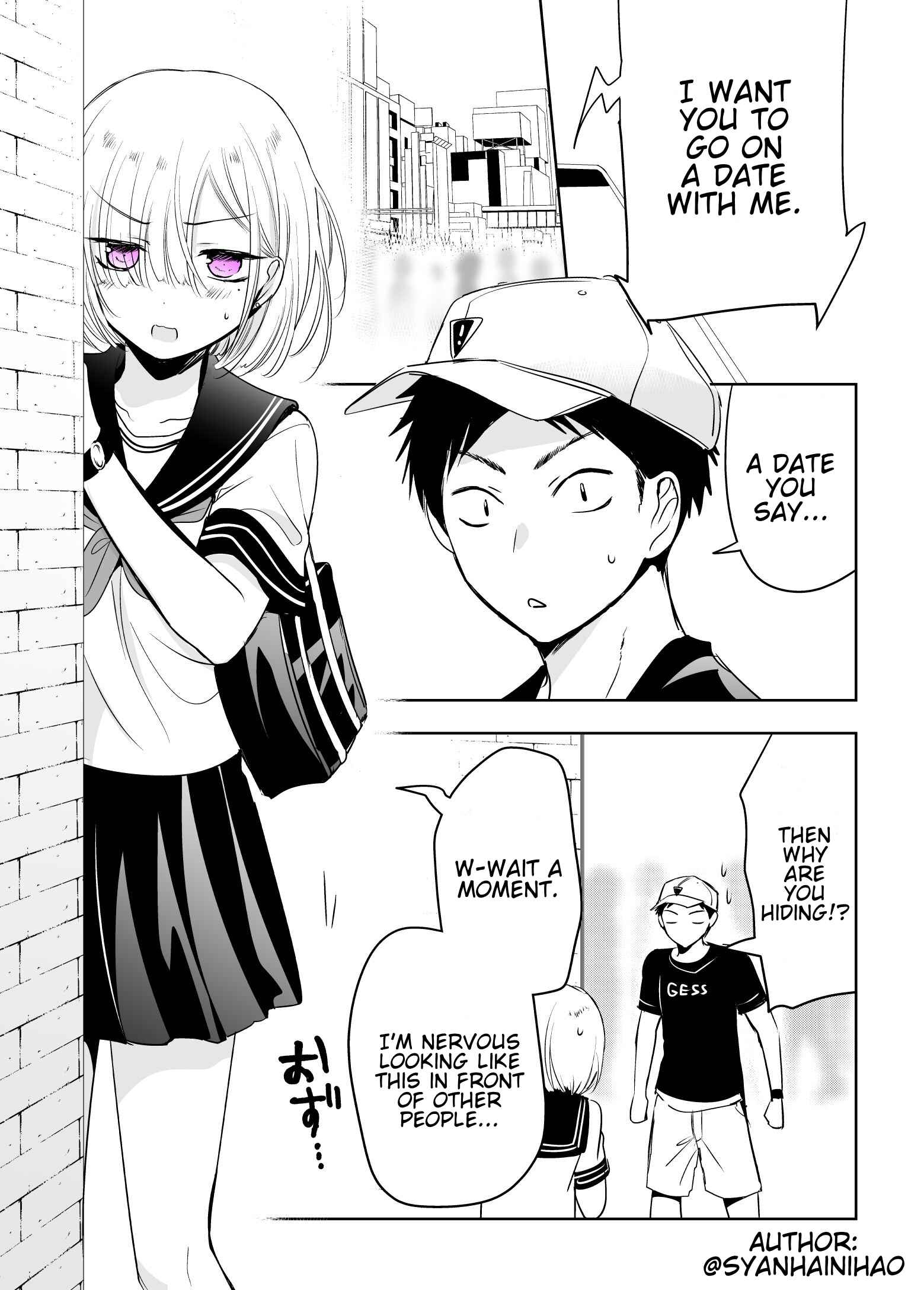 Tomodachi ga Skirt haite mitai tte Itte kita Ken Chapter 4 page 1