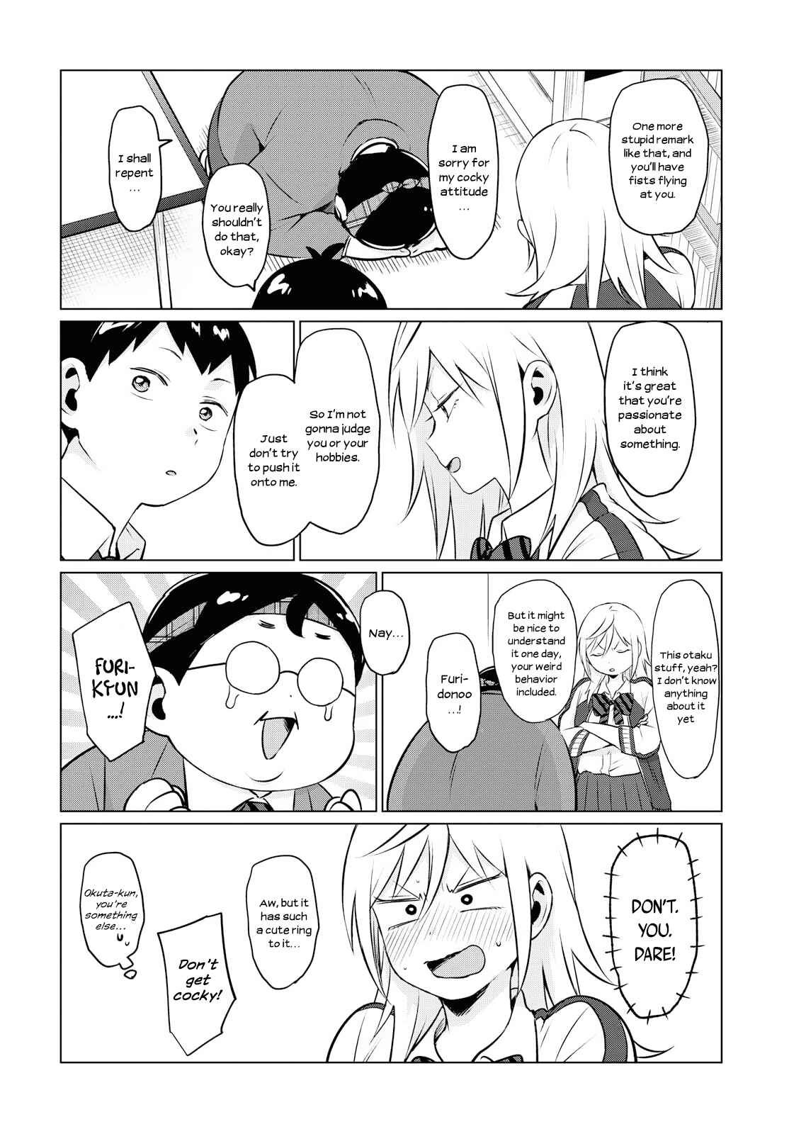 Tonari no Furi-san ga Tonikaku Kowai Chapter 4 page 12
