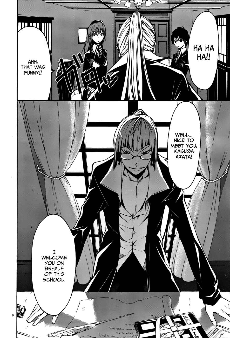 Trinity Seven Chapter 1 page 9