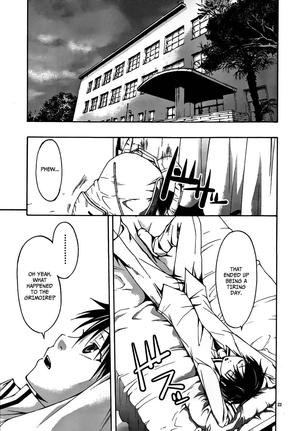 Trinity Seven Chapter 1 page 23