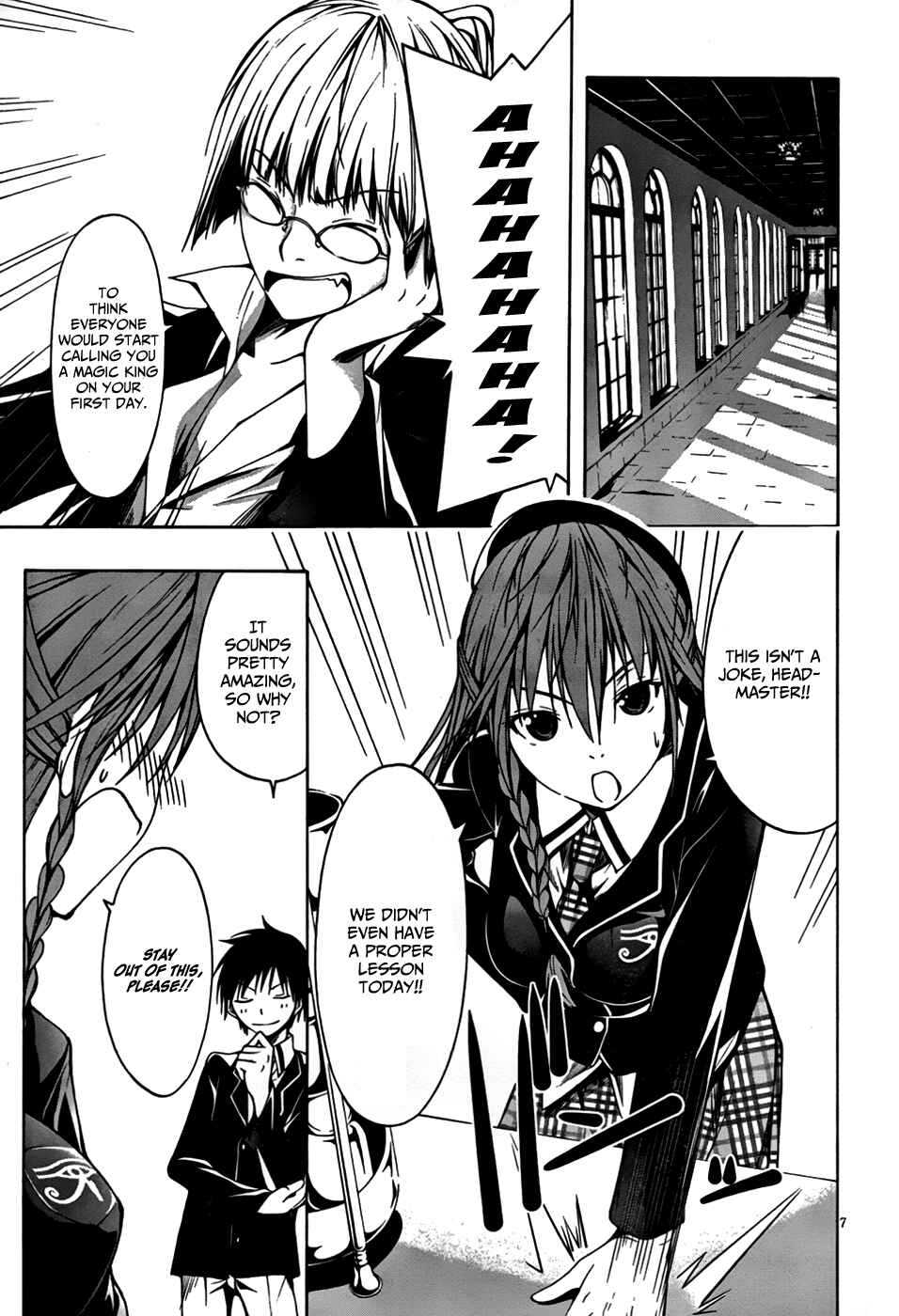 Trinity Seven Chapter 1 page 8