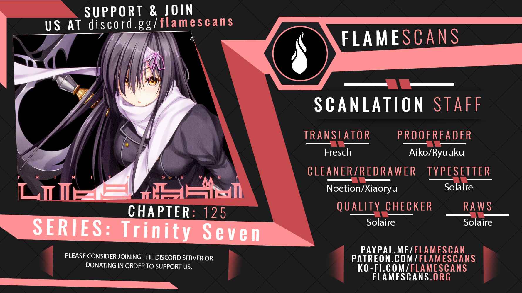 Trinity Seven Chapter 125 page 0