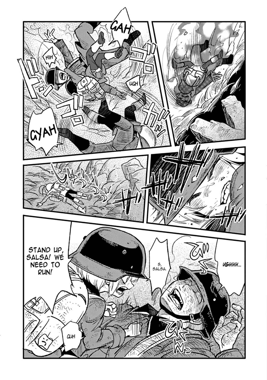 TS Eiseihei-san no Senjou Nikki Chapter 2 page 12