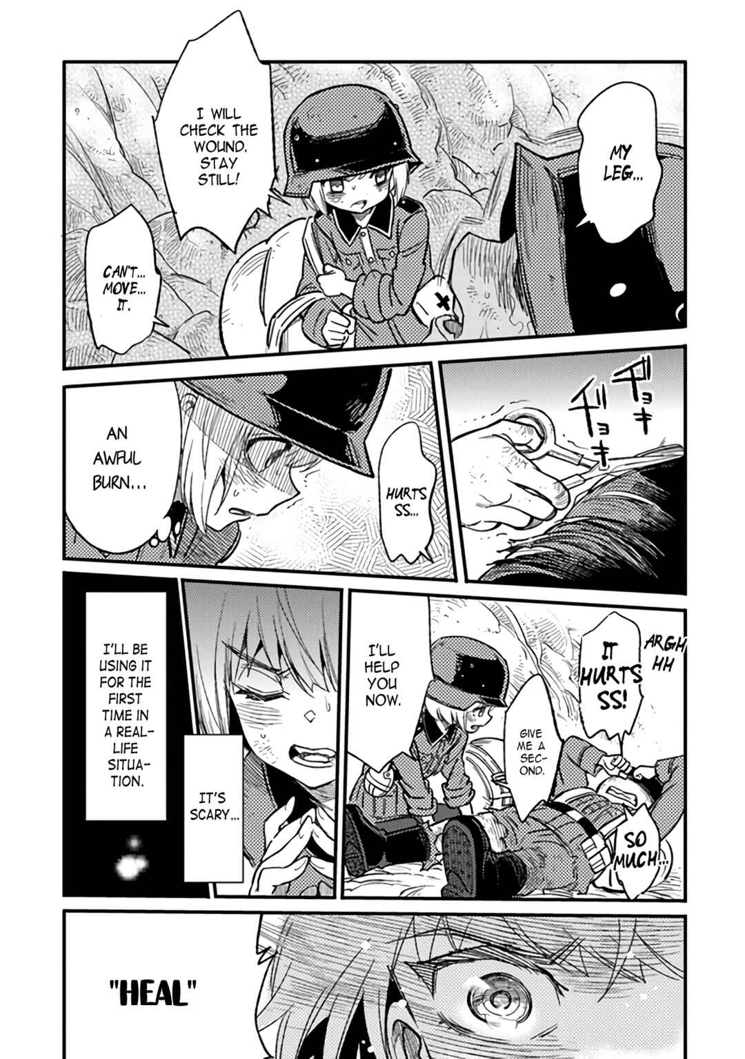 TS Eiseihei-san no Senjou Nikki Chapter 2 page 13