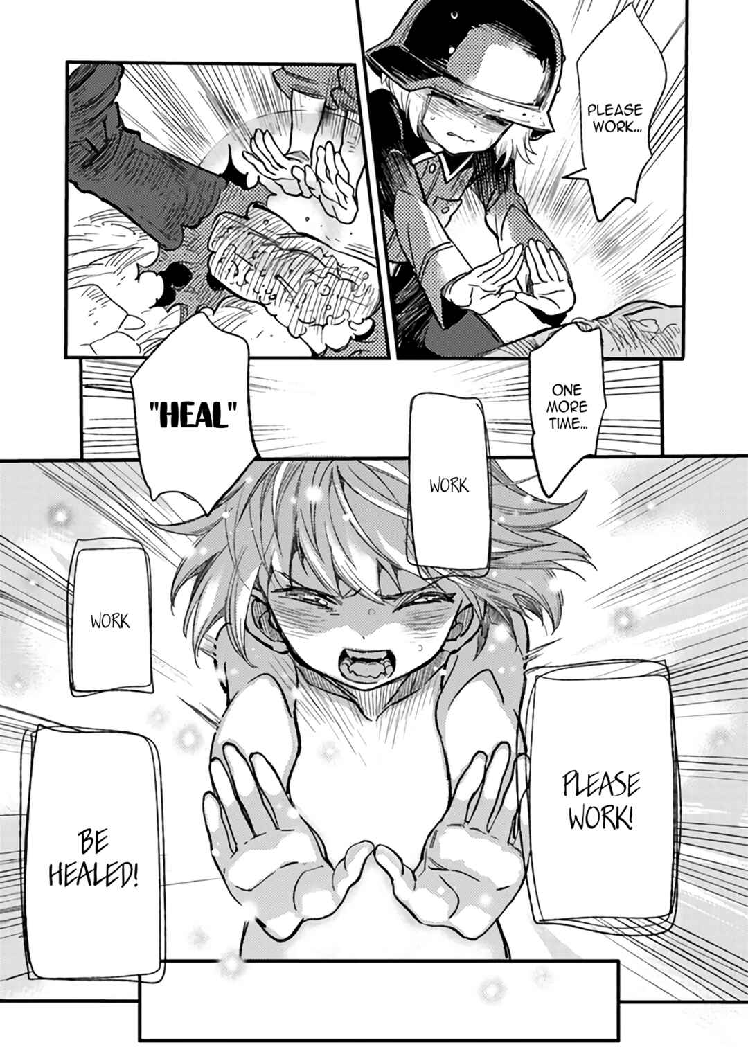 TS Eiseihei-san no Senjou Nikki Chapter 2 page 14