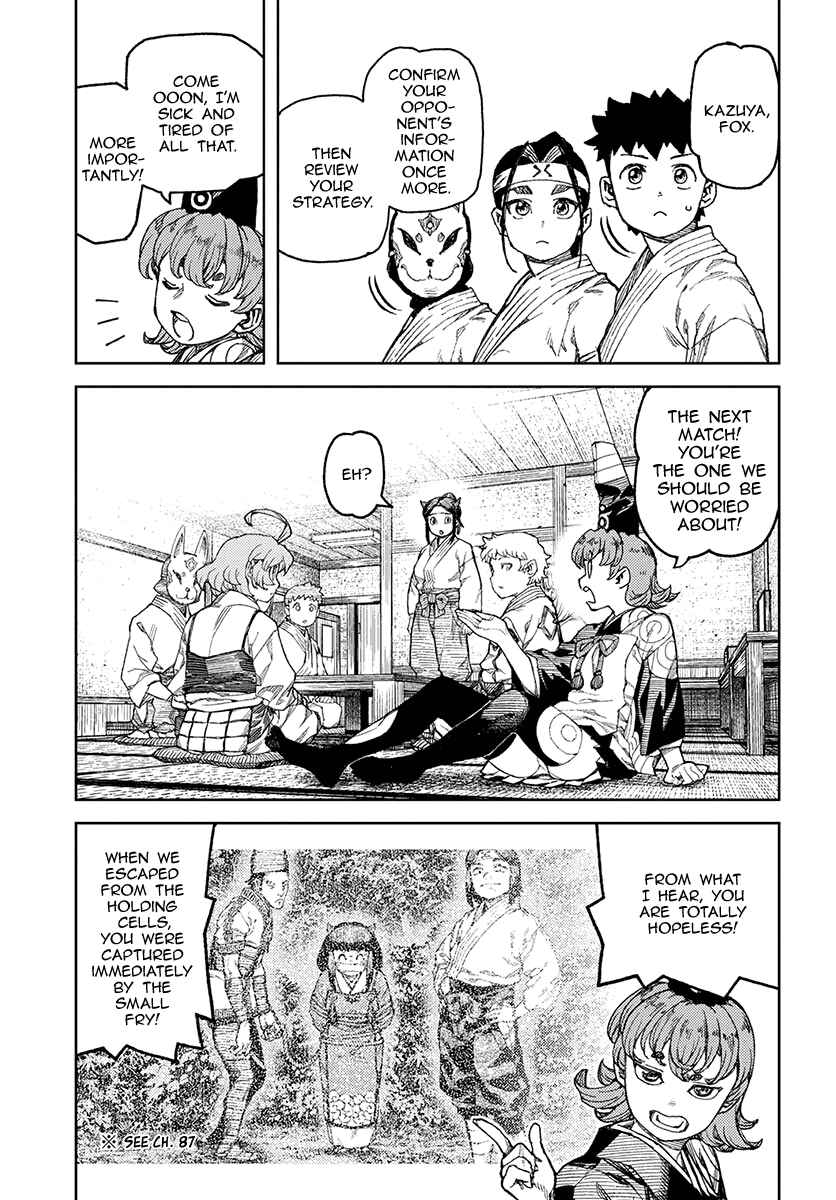 Tsugumomo Chapter 98 page 19