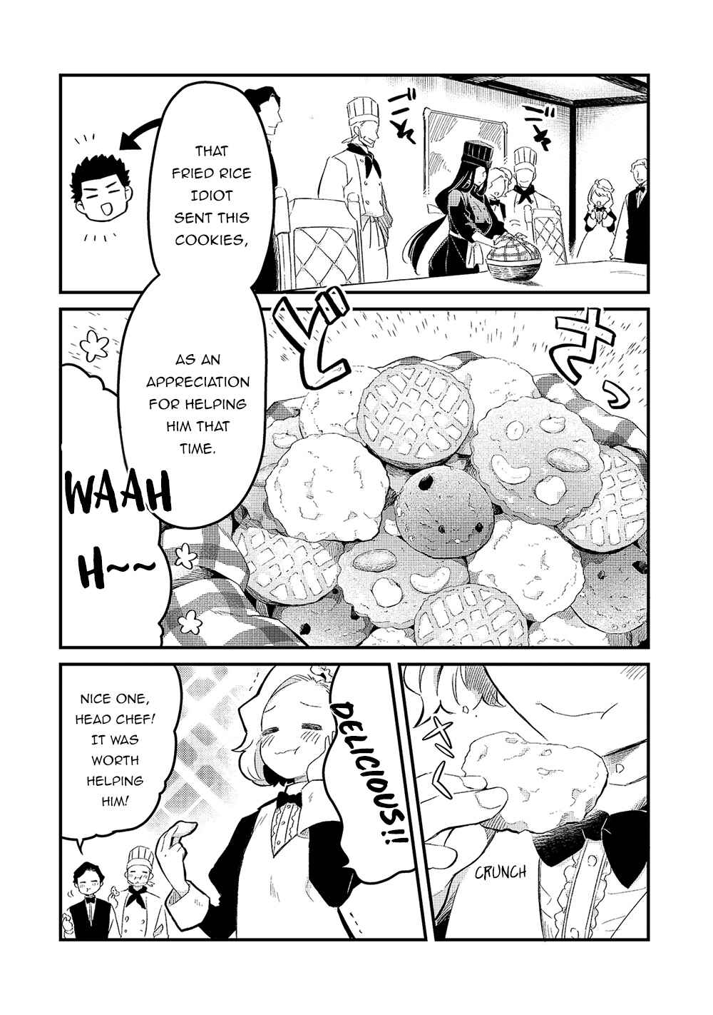Tsuihousha Shokudou e Youkoso! ~Saikyou Party o Tsuihou Sareta Ryourinin (Lv.99) wa, Inaka de Nengan no Boukensha Shokudou o Hirakimasu!~ Chapter 18 page 23