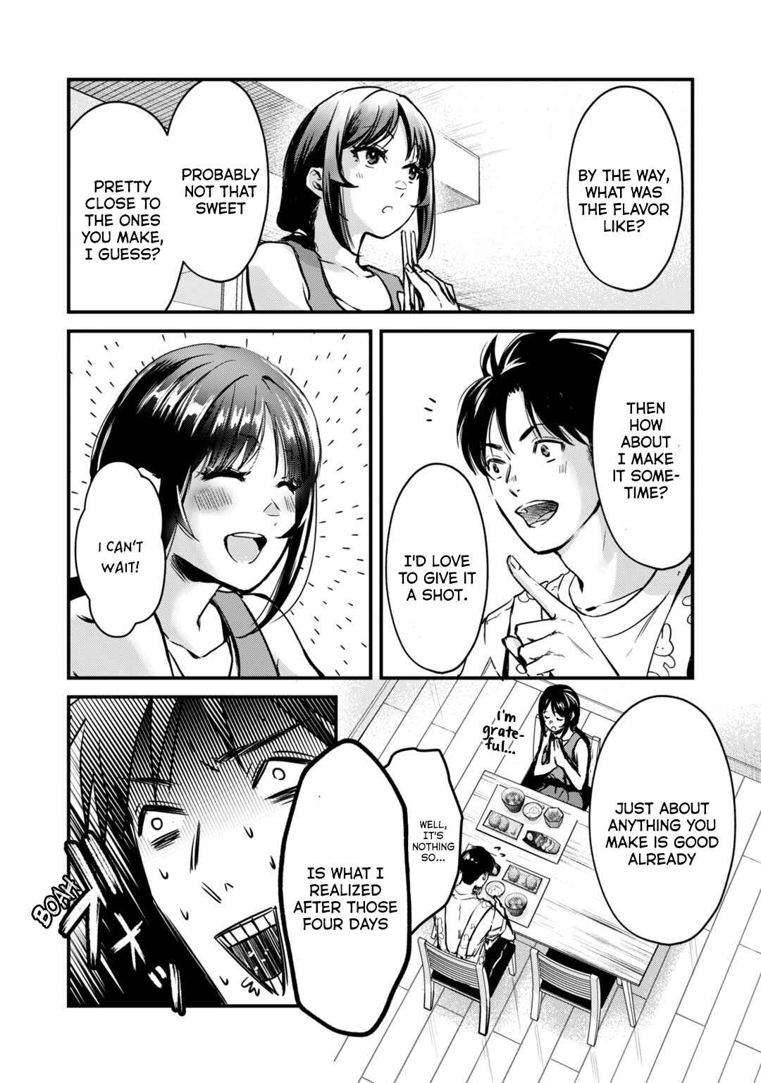 Tsuki 50-man Moratte mo Ikigai no nai Tonari no Onee-san ni 30-man de Yatowarete "Okaeri" tte Iu Oshigoto ga Tanoshii Chapter 15 page 12