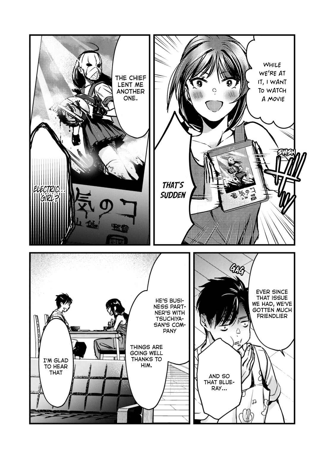 Tsuki 50-man Moratte mo Ikigai no nai Tonari no Onee-san ni 30-man de Yatowarete "Okaeri" tte Iu Oshigoto ga Tanoshii Chapter 15 page 19