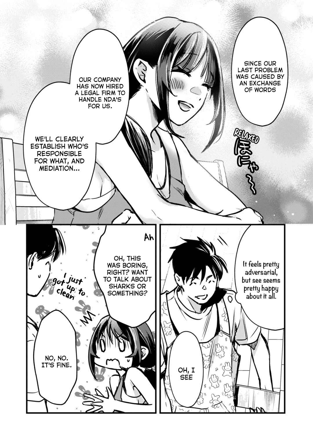 Tsuki 50-man Moratte mo Ikigai no nai Tonari no Onee-san ni 30-man de Yatowarete "Okaeri" tte Iu Oshigoto ga Tanoshii Chapter 15 page 20