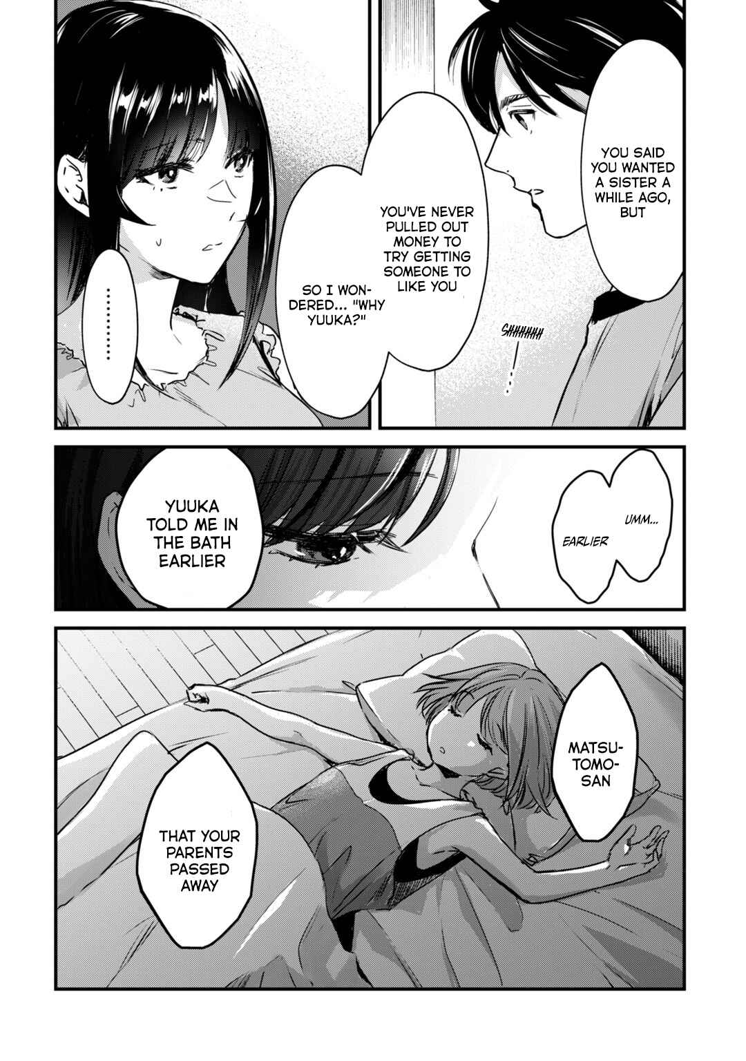 Tsuki 50-man Moratte mo Ikigai no nai Tonari no Onee-san ni 30-man de Yatowarete "Okaeri" tte Iu Oshigoto ga Tanoshii Chapter 17 page 28