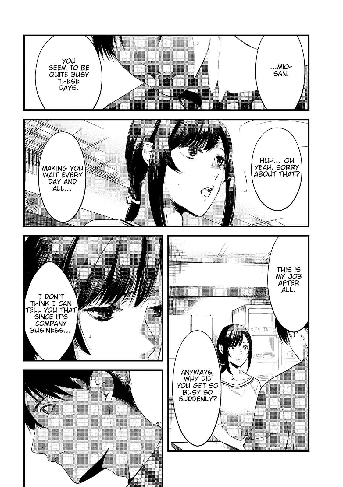 Tsuki 50-man Moratte mo Ikigai no nai Tonari no Onee-san ni 30-man de Yatowarete "Okaeri" tte Iu Oshigoto ga Tanoshii Chapter 9 page 13