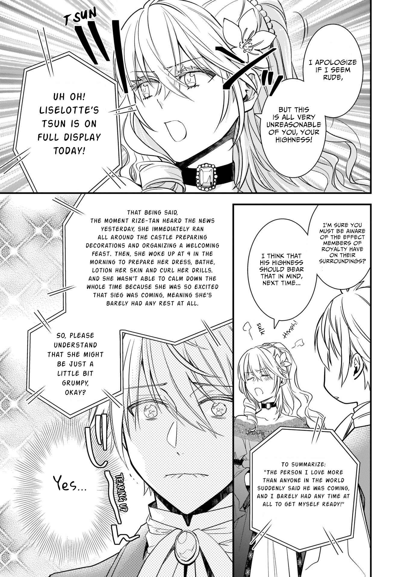 Tsundere Akuyaku Reijou Liselotte to Jikkyou no Endo-kun to Kaisetsu no Kobayashi-san Chapter 9 page 8
