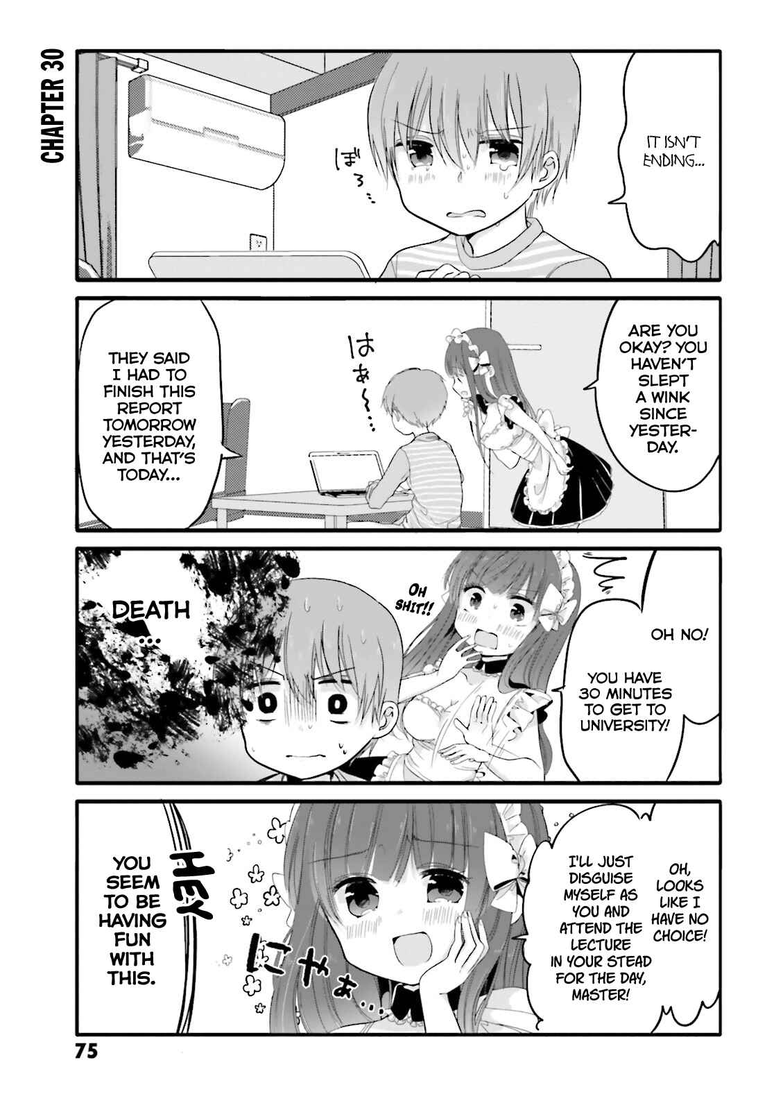 Uchi no Hentai Maid ni Osowareteru Chapter 30 page 0