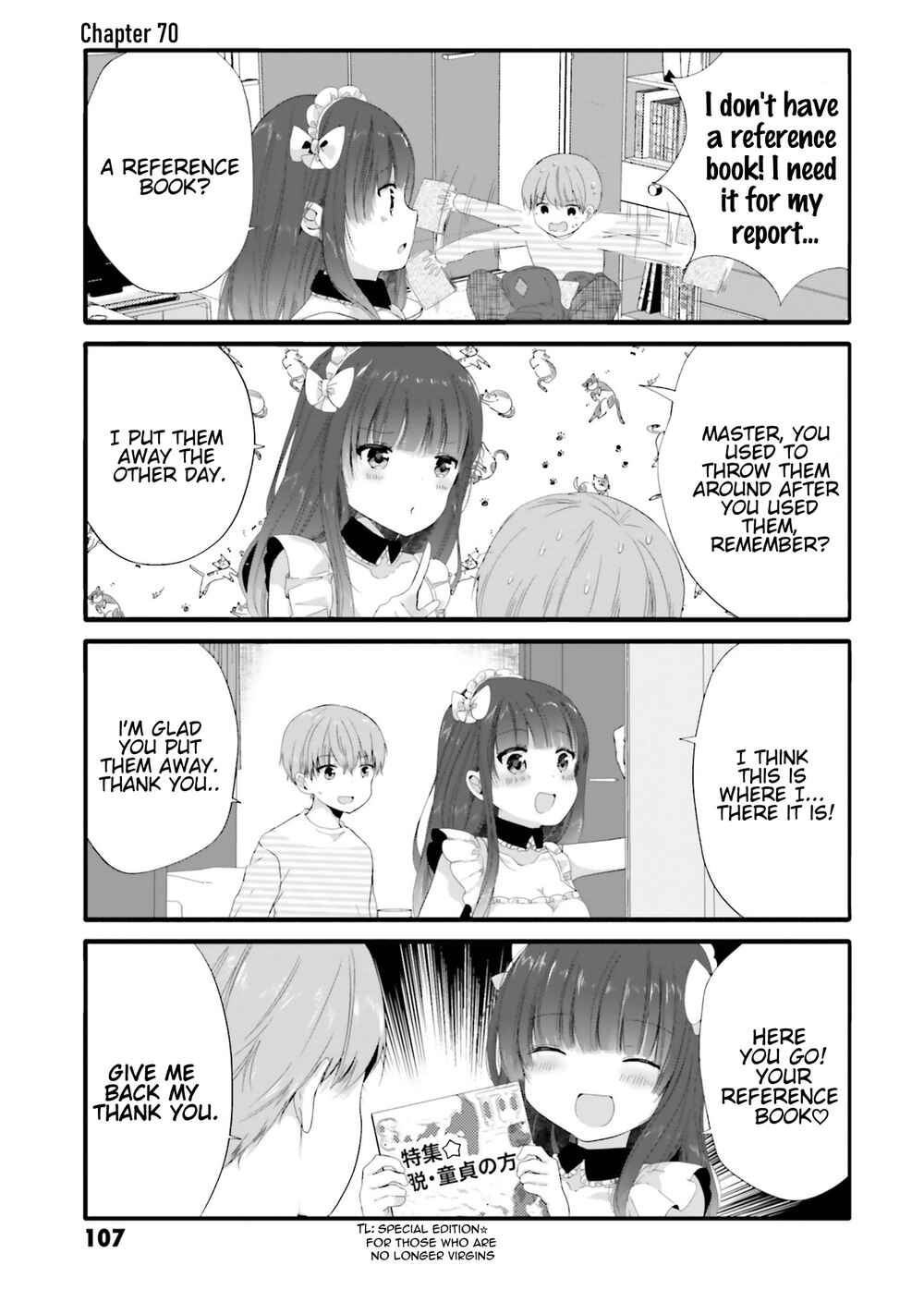 Uchi no Hentai Maid ni Osowareteru Chapter 70 page 1