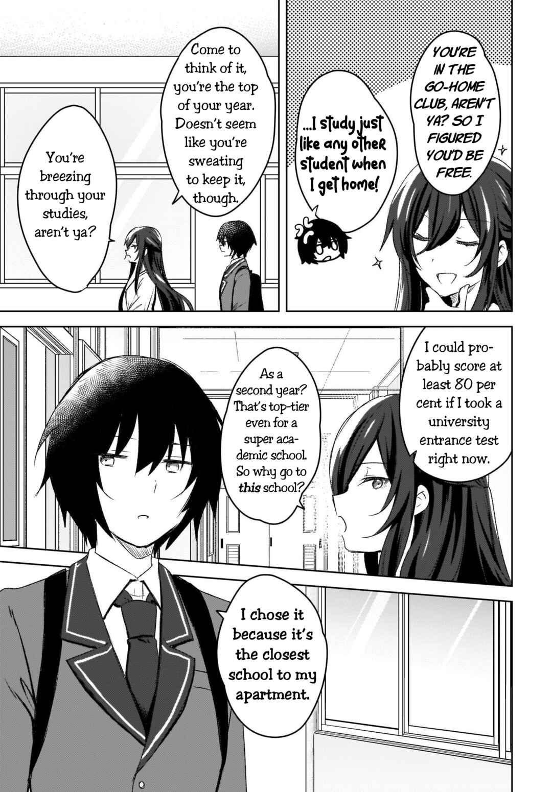 Ushiro no Seki no Gyaru ni Sukarete Shimatta -Mou Ore wa Damekamoshirenai- Chapter 4 page 2