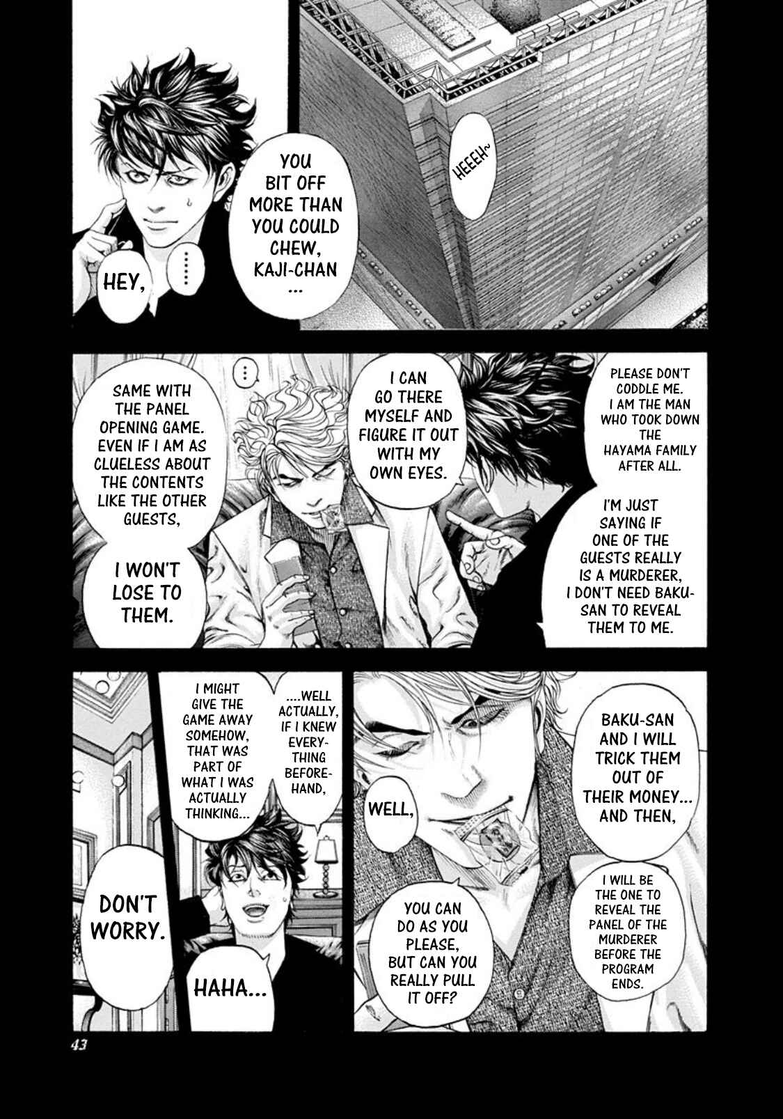 Usogui Chapter 189 page 1