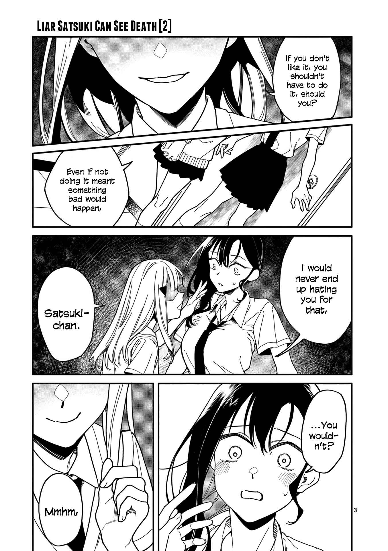 Usotsuki Satsuki wa Shi ga Mieru Chapter 10 page 2