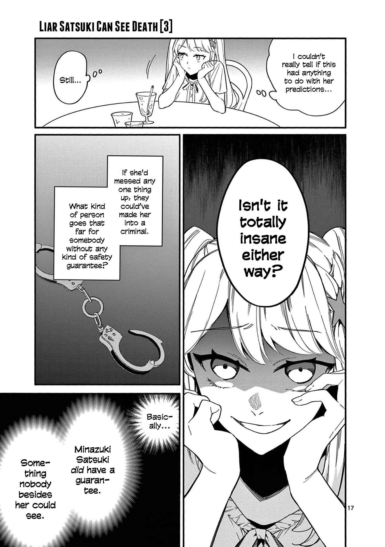 Usotsuki Satsuki wa Shi ga Mieru Chapter 23 page 16