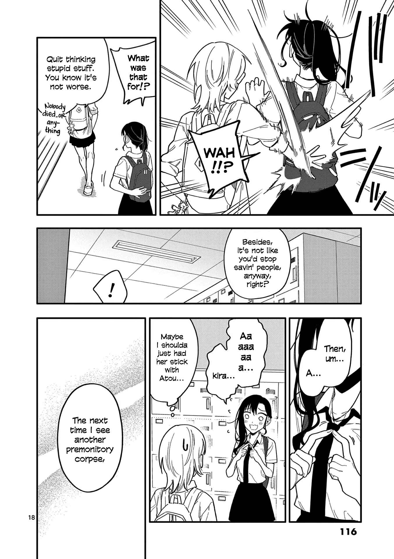 Usotsuki Satsuki wa Shi ga Mieru Chapter 24 page 17