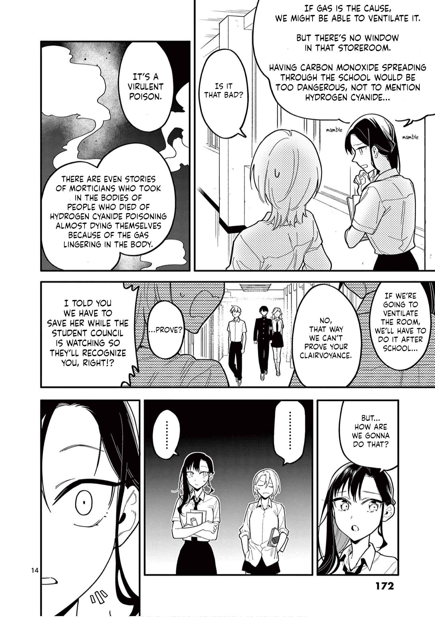 Usotsuki Satsuki wa Shi ga Mieru Chapter 27 page 13