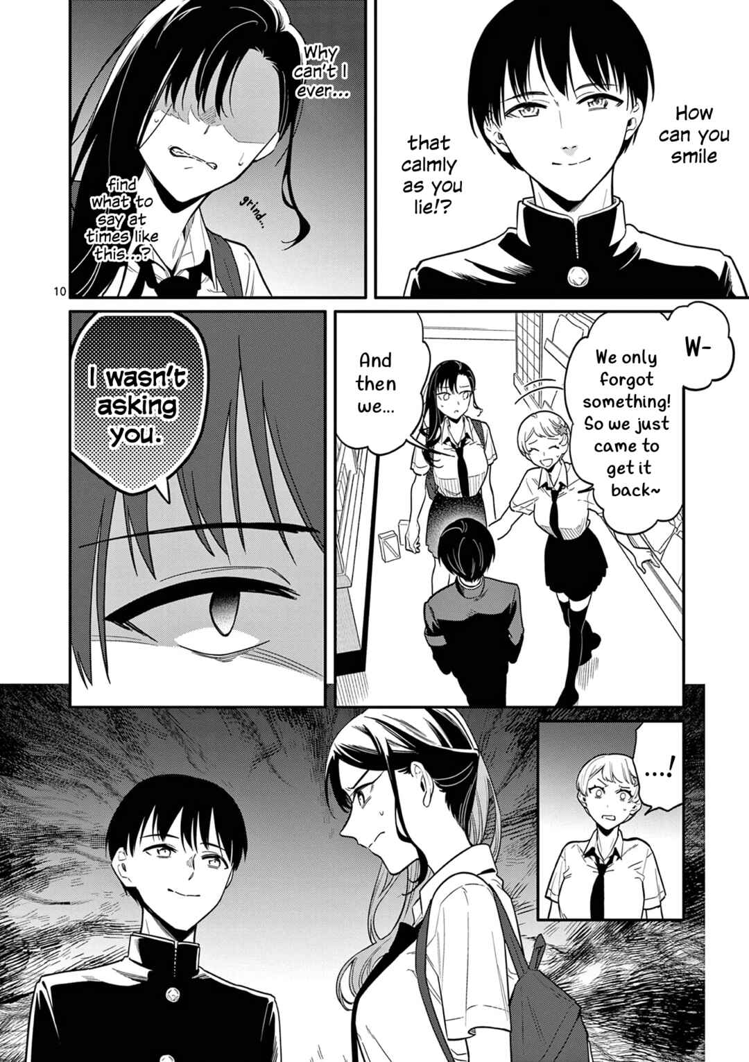 Usotsuki Satsuki wa Shi ga Mieru Chapter 37 page 9